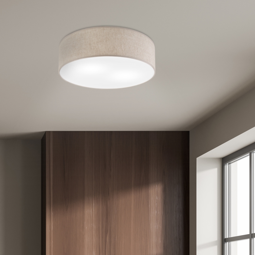 Deckenleuchte SIRJA 2xE27/15W/230V Ø 45 cm beige