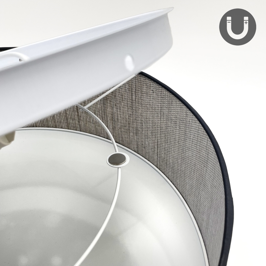 Deckenleuchte SIRJA 2xE27/15W/230V Ø 45 cm braun