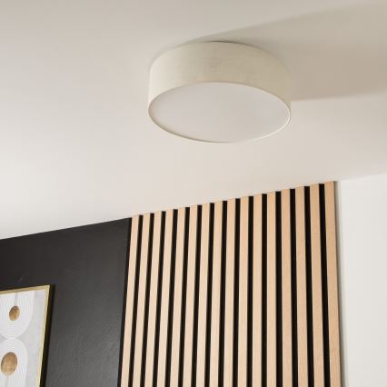 Deckenleuchte SIRJA 2xE27/15W/230V Ø 45 cm cremefarben