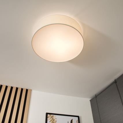 Deckenleuchte SIRJA 2xE27/15W/230V Ø 45 cm cremefarben