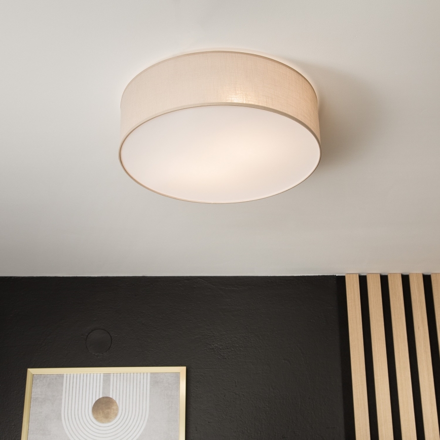 Deckenleuchte SIRJA 2xE27/60W/230V Durchschn. 45 cm beige