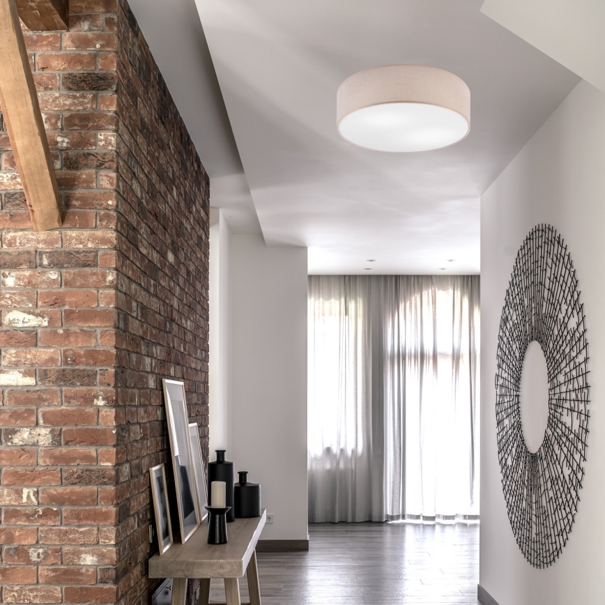 Deckenleuchte SIRJA 2xE27/60W/230V Ø 45 cm Beige