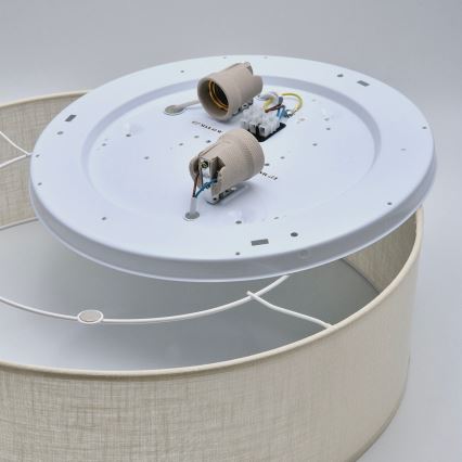 Deckenleuchte SIRJA 2xE27/60W/230V Ø 45 cm cremefarben