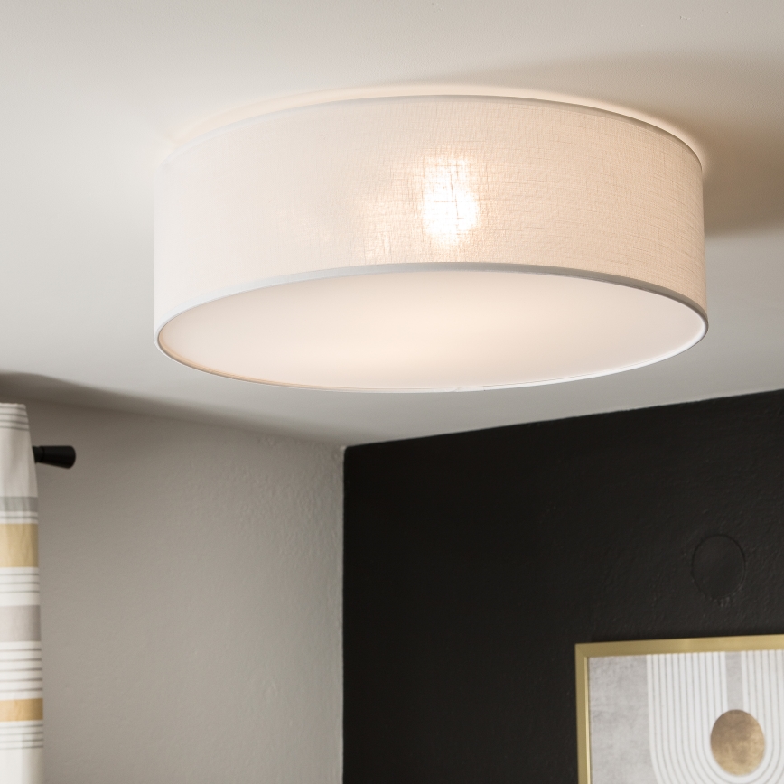 Deckenleuchte SIRJA 2xE27/60W/230V Ø 45 cm Weiß