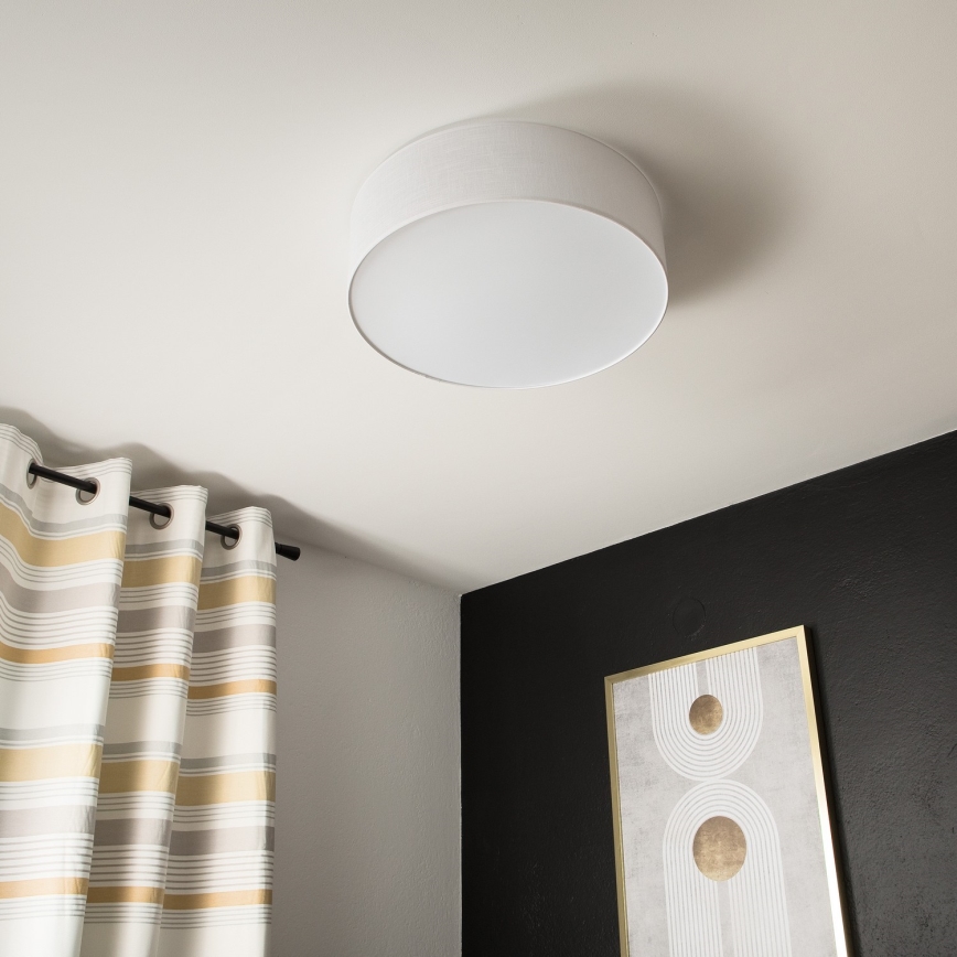 Deckenleuchte SIRJA 2xE27/60W/230V Ø 45 cm Weiß