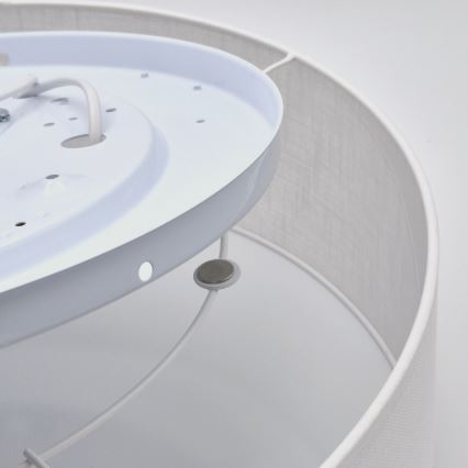 Deckenleuchte SIRJA 2xE27/60W/230V Ø 45 cm Weiß