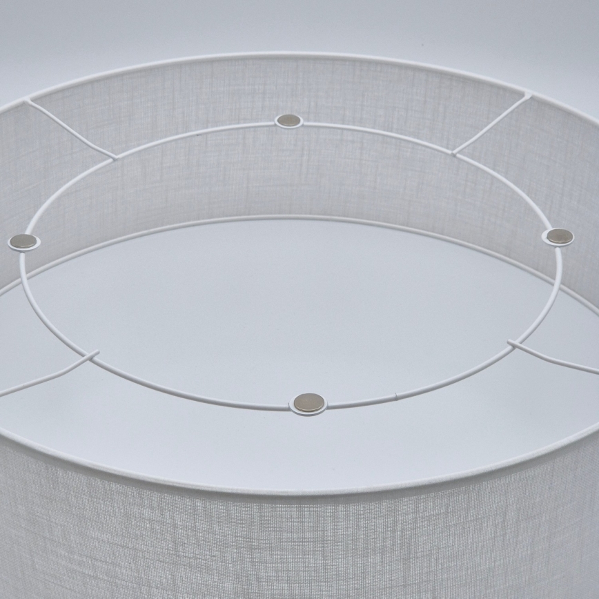 Deckenleuchte SIRJA 2xE27/60W/230V Ø 45 cm Weiß