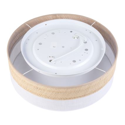 Deckenleuchte SIRJA BOHO 2xE27/15W/230V Ø 45 cm beige/weiß