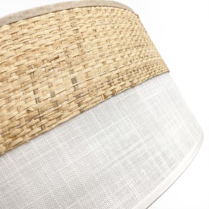 Deckenleuchte SIRJA BOHO 2xE27/15W/230V Ø 45 cm beige/weiß