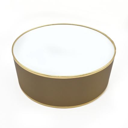 Deckenleuchte SIRJA DOUBLE 2xE14/15W/230V Ø 35 cm braun/gold