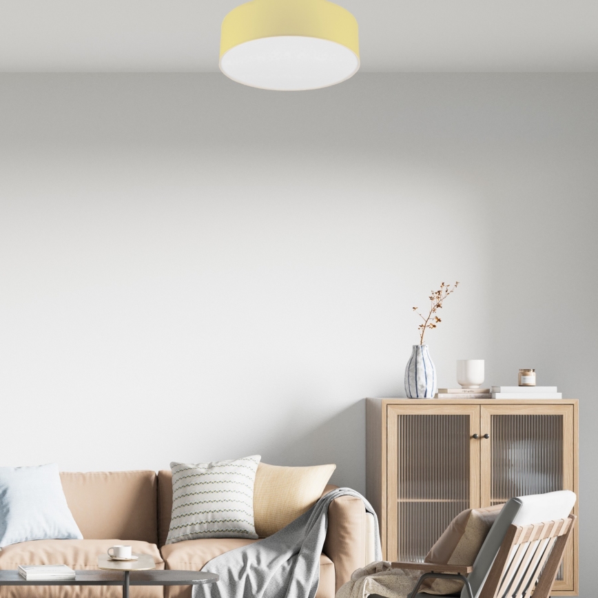 Deckenleuchte SIRJA PASTEL 2xE27/15W/230V Ø 45 cm gelb