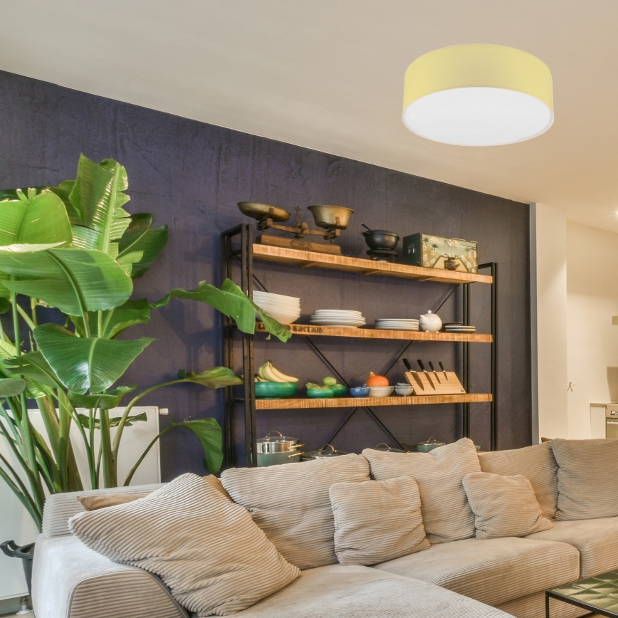 Deckenleuchte SIRJA PASTEL 2xE27/15W/230V Ø 45 cm gelb