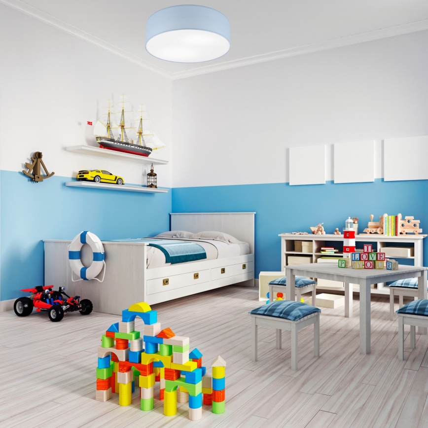 Deckenleuchte SIRJA PASTEL 2xE27/60W/230V d 45 cm blau