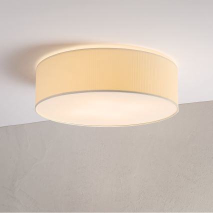 Deckenleuchte SIRJA PLISADO 4xE27/15W/230V Ø 45 cm cremefarben