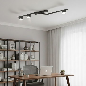 Deckenleuchte SKAN 3xGX53/12W/230V schwarz