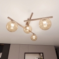 Deckenleuchte SMART 4xE14/10W/230V beige/rauchbeige