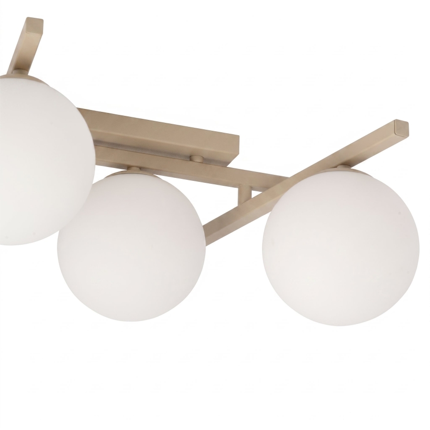 Deckenleuchte SMART 5xE14/10W/230V beige/weiß
