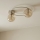 Deckenleuchte SOPRA 2x E14, 10 W, 230 V – Beige / rauchiges Beige