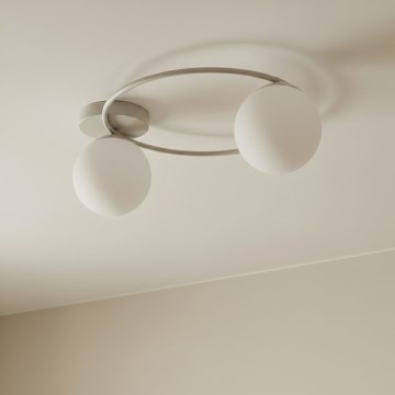 Deckenleuchte SOPRA 2xE14/10W/230V beige/weiß