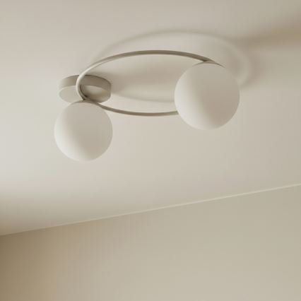 Deckenleuchte SOPRA 2xE14/10W/230V beige/weiß
