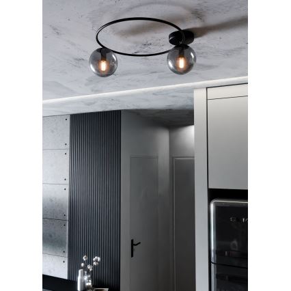 Deckenleuchte SOPRA 2xE14/10W/230V schwarz