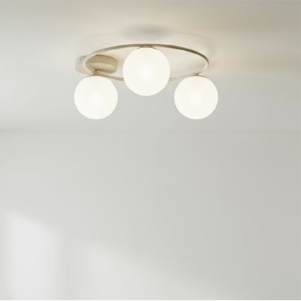 Deckenleuchte SOPRA 3xE14/10W/230V beige/weiß