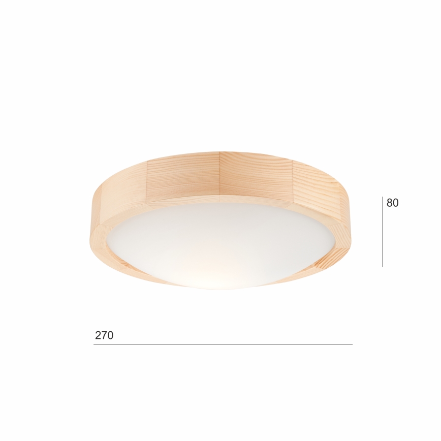 Deckenleuchte SOSNA 1xE27/60W/230V Ø 27 cm
