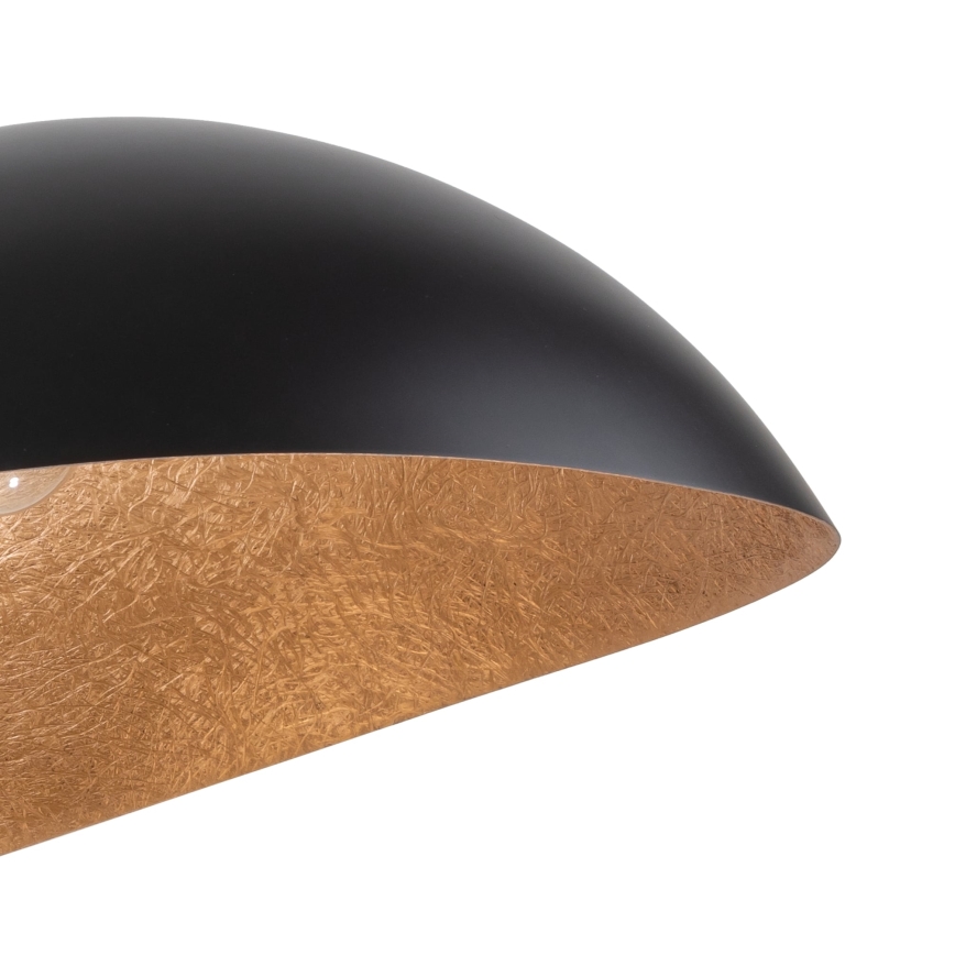 Deckenleuchte an Kabel SPACE 2xE27/60W/230V schwarz/kupferfarben