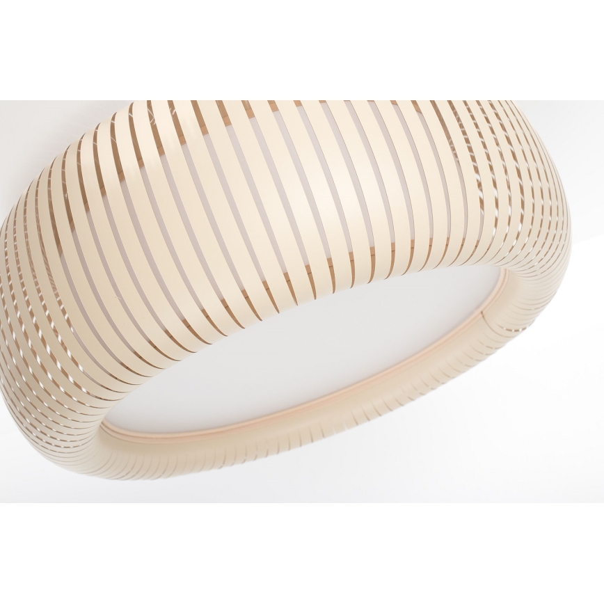 Deckenleuchte STRIPES 2xE27/40W/230V Ø 55 cm creme/weiß