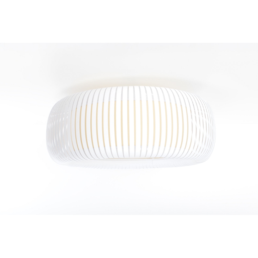 Deckenleuchte STRIPES 2xE27/40W/230V Ø 55 cm weiß/creme