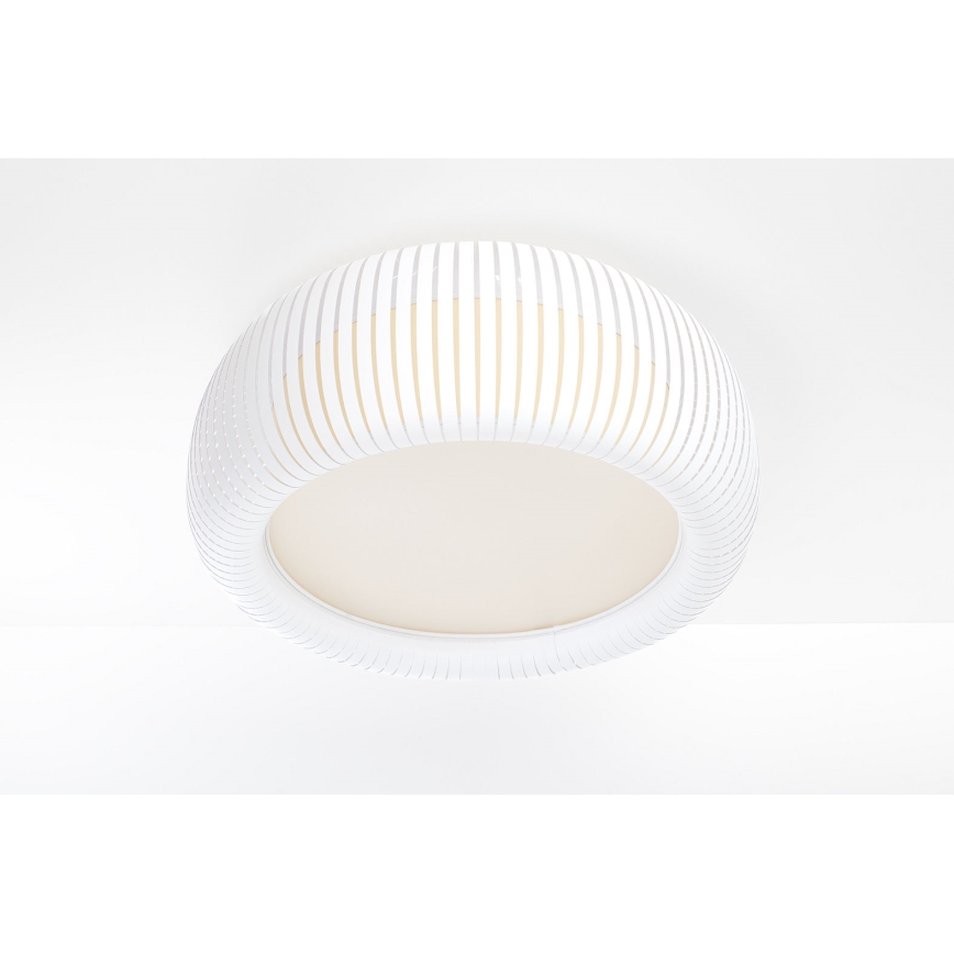 Deckenleuchte STRIPES 2xE27/40W/230V Ø 55 cm weiß/creme