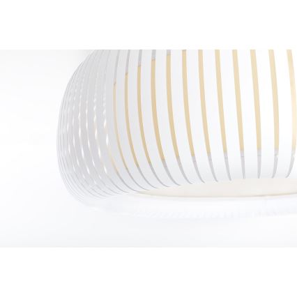 Deckenleuchte STRIPES 2xE27/40W/230V Ø 55 cm weiß/creme