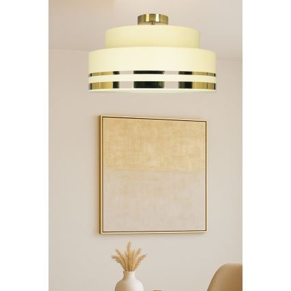 Deckenleuchte TAMI 1xE27/60W/230V beige/golden