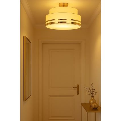 Deckenleuchte TAMI 1xE27/60W/230V beige/golden