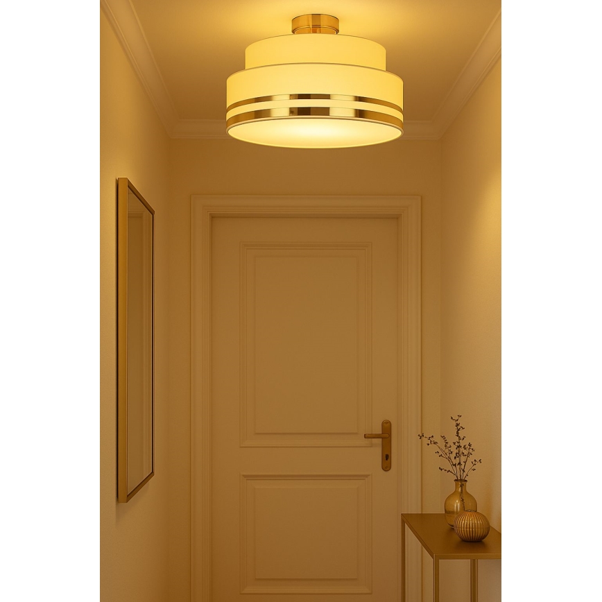 Deckenleuchte TAMI 1xE27/60W/230V beige/golden