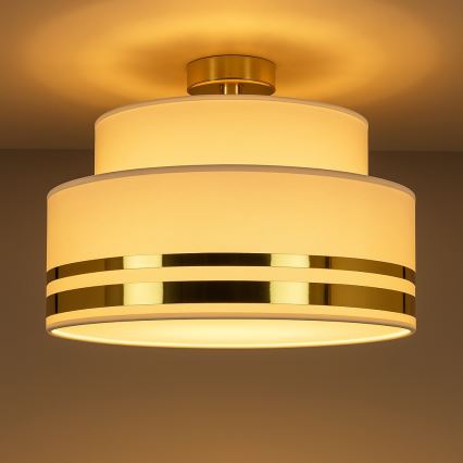 Deckenleuchte TAMI 1xE27/60W/230V beige/golden