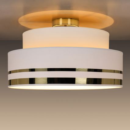 Deckenleuchte TAMI 1xE27/60W/230V d 40 cm weiß/golden