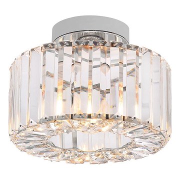 Deckenleuchte VETRO 1xE27/15W/230V Ø 24,5 cm mattchrom