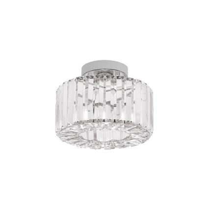 Deckenleuchte VETRO 1xE27/15W/230V Ø 24,5 cm mattchrom