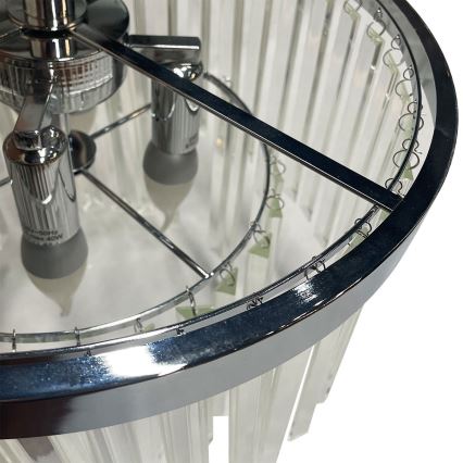 Deckenleuchte VETRO 4xE14/40W/230V, polierter Chrom