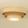 Deckenleuchte WENTA 1x E27/60W/230V Ø 50 cm beige/Jute