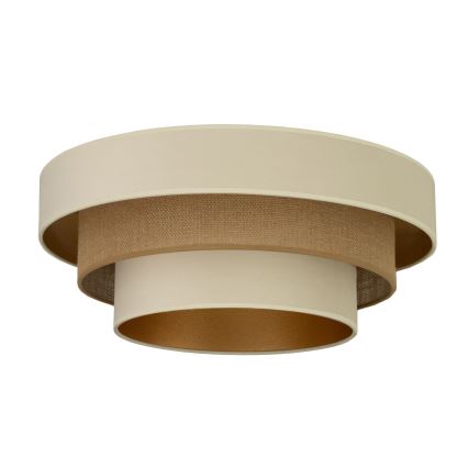 Deckenleuchte WENTA 1x E27/60W/230V Ø 50 cm beige/Jute