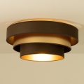 Deckenleuchte WENTA 1xE27/60W/230V Ø 50 cm braun/gold