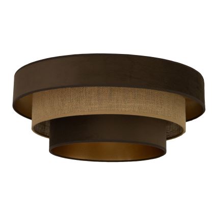 Deckenleuchte WENTA 1xE27/60W/230V Ø 50 cm braun/jute