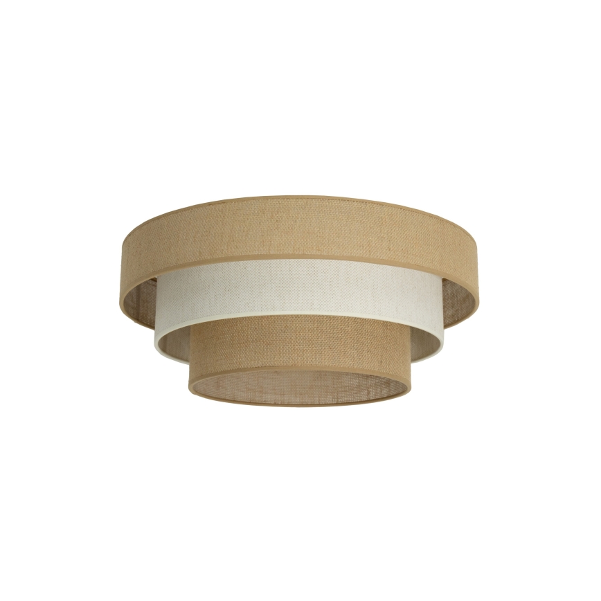 Deckenleuchte WENTA 1xE27/60W/230V Ø 50 cm Jute/Creme