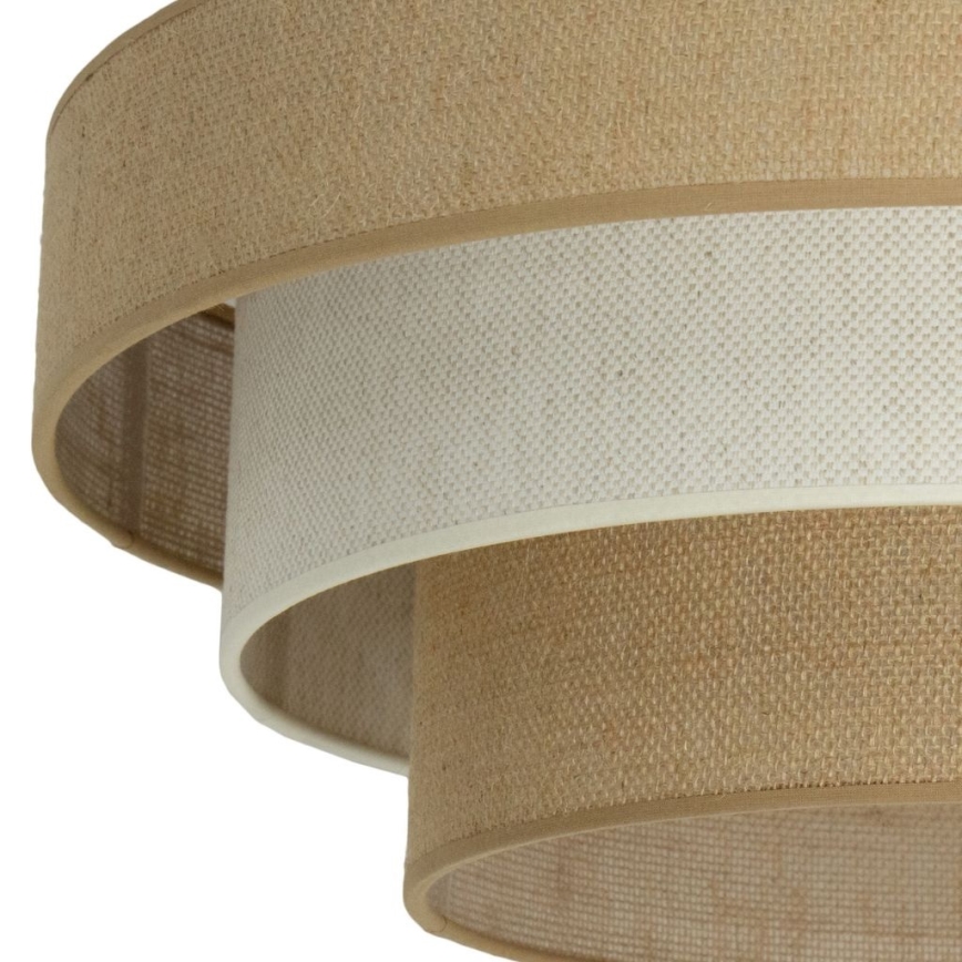 Deckenleuchte WENTA 1xE27/60W/230V Ø 50 cm Jute/Creme