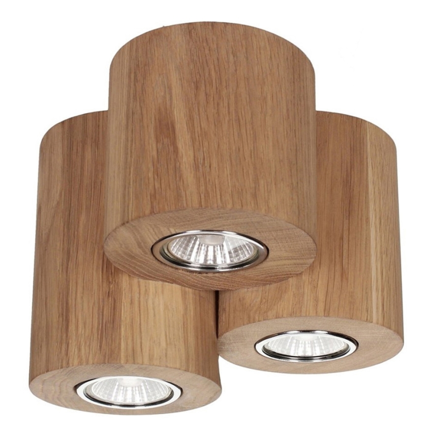 Deckenleuchte WOODDREAM 3xGU10/6W/230V Eiche