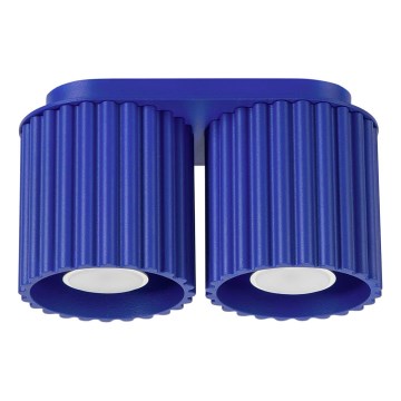 Deckenspot AURA 2xGU10/10W/230V blau