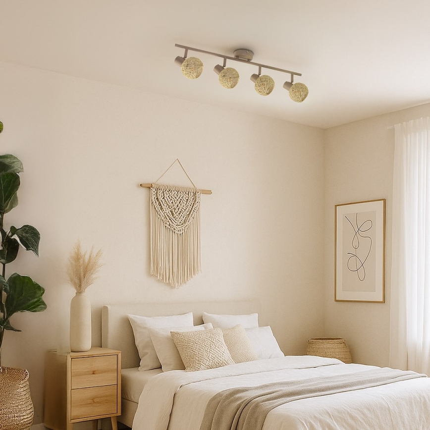 Deckenspot DEX 4xE14/10W/230V beige/creme