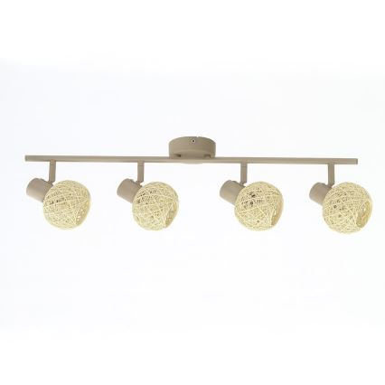 Deckenspot DEX 4xE14/10W/230V beige/creme